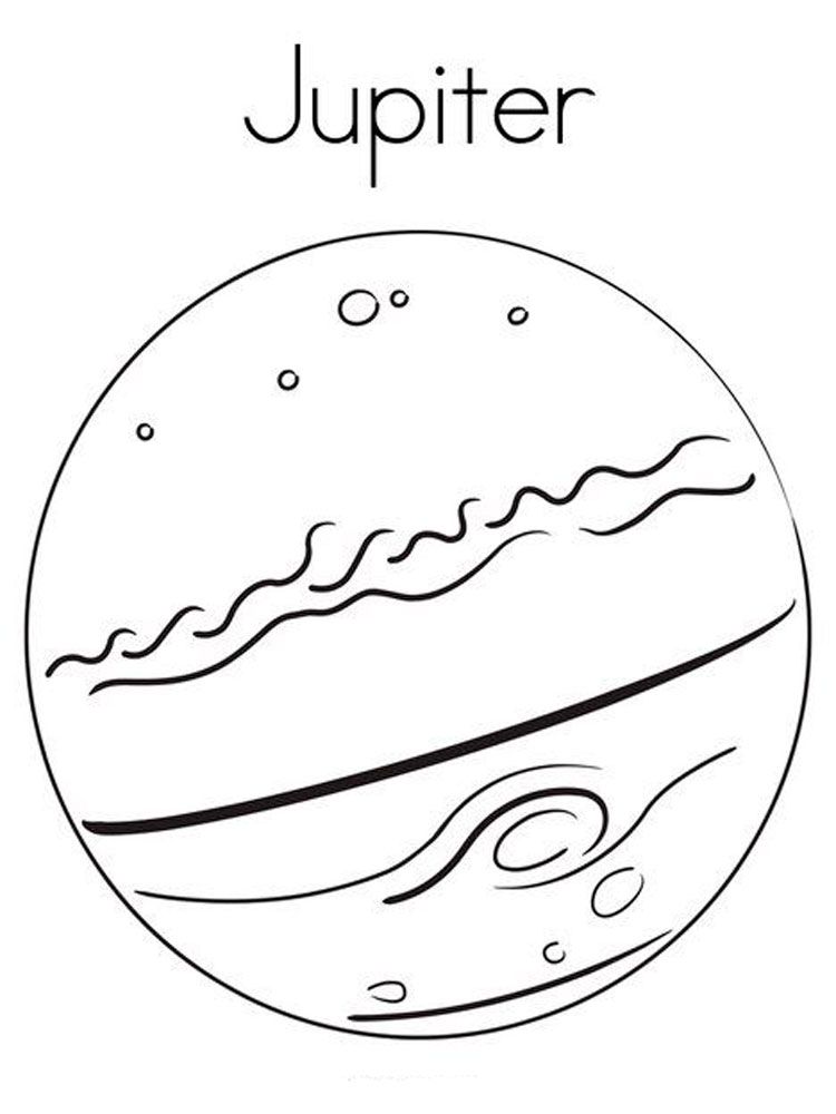 Jupiter Coloring Pages