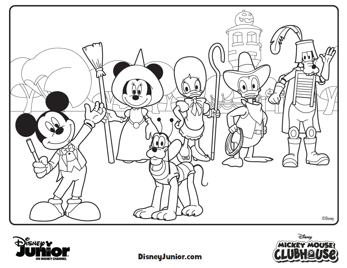 Mickey Mouse Clubhouse Coloring Pages - Best Coloring Pages For Kids