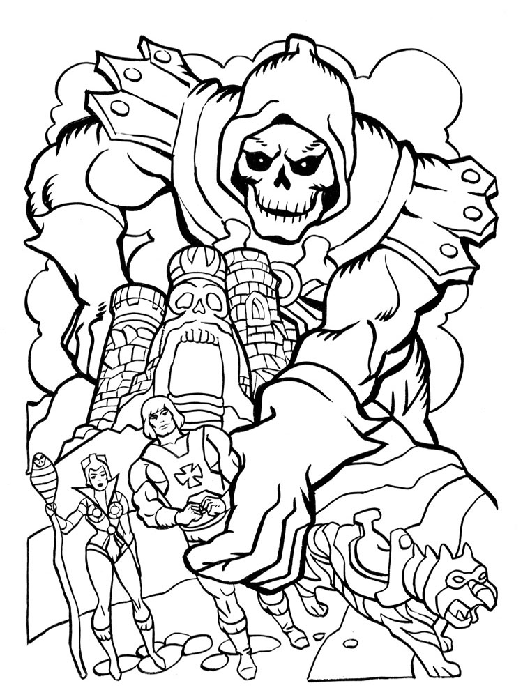 He-Man Coloring Pages.