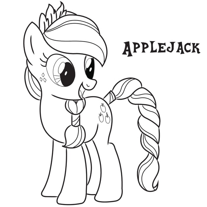 Create and Play My Little Pony Friends Coloring Page