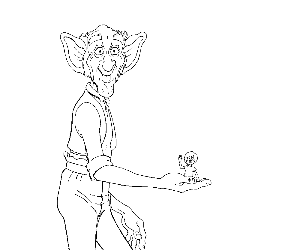 Bfg Coloring Pages