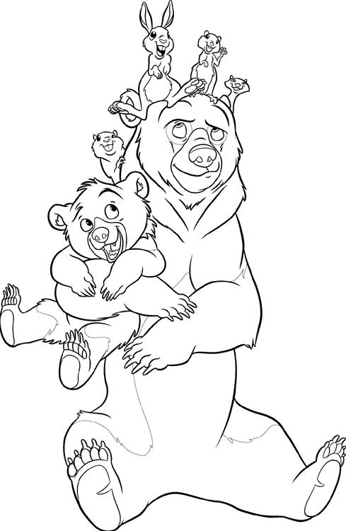 Brother Bear Coloring Page