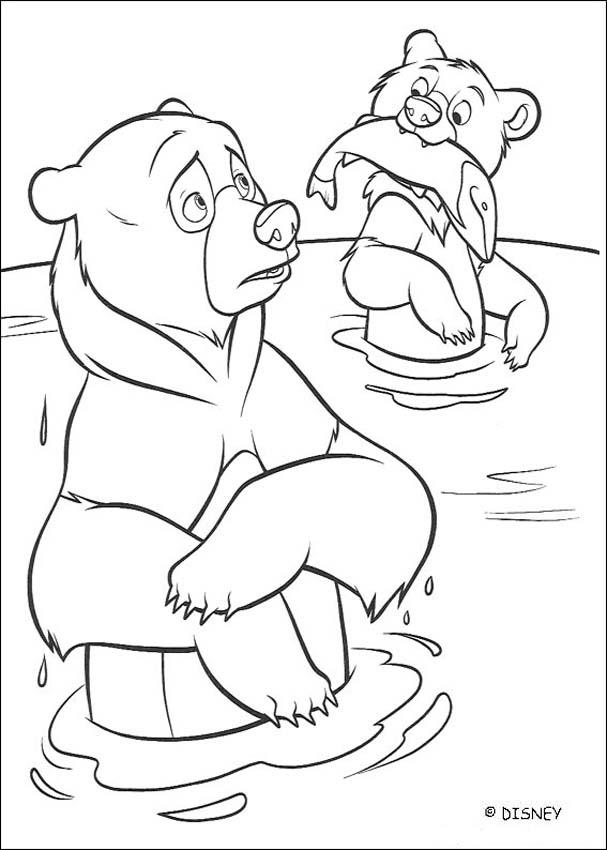 Brother Bear Printable Coloring Page