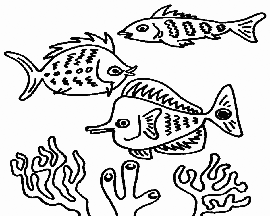 Coral Coloring Pages