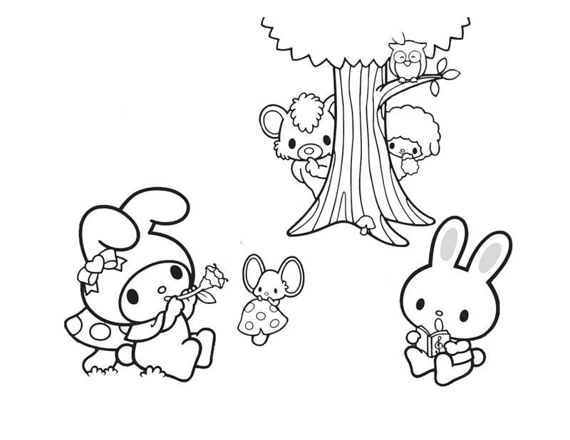 My Melody Coloring Pages Best Coloring Pages For Kids My Melody Coloring Pages Best Coloring Pages For Kids