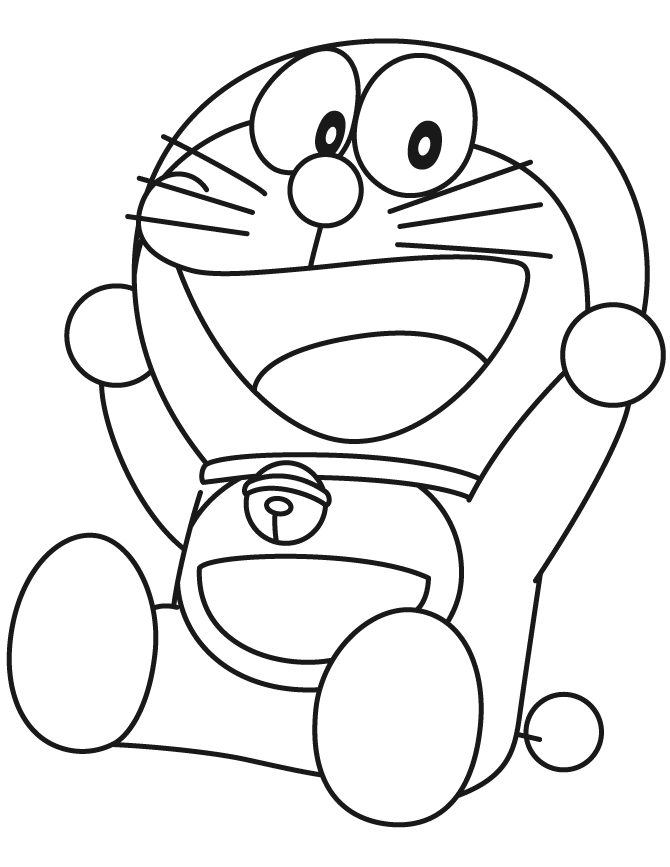 Fun Doraemon Coloring Pages