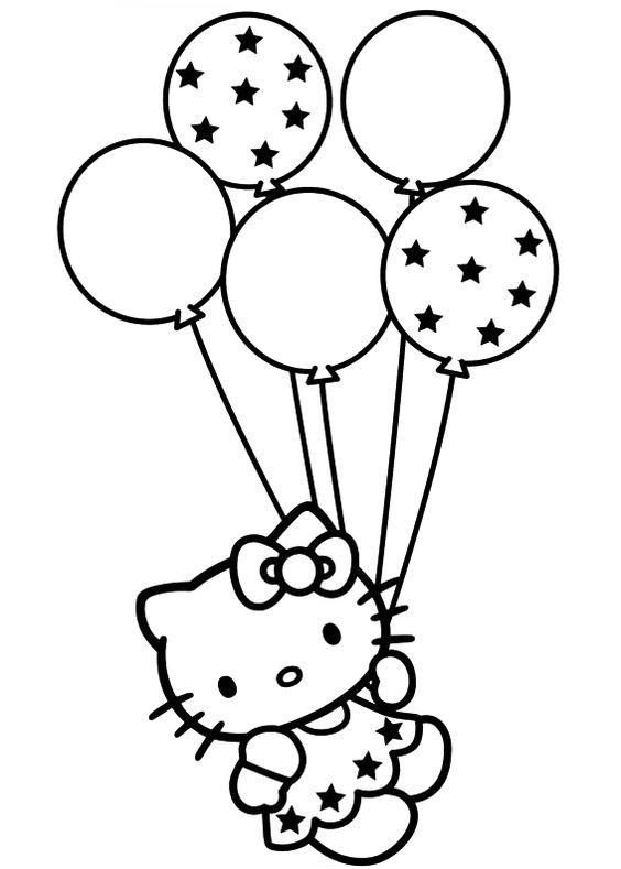 Hello Kitty Birthday Coloring Pages - Best Coloring Pages For Kids