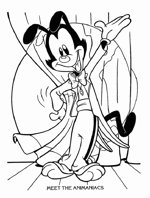 Speedy Gonzales Coloring Page for Kids - Free Animaniacs Printable