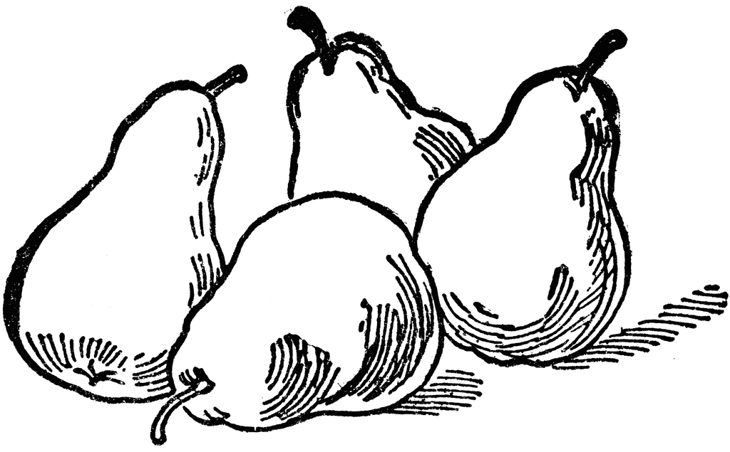 Pears Coloring Pages