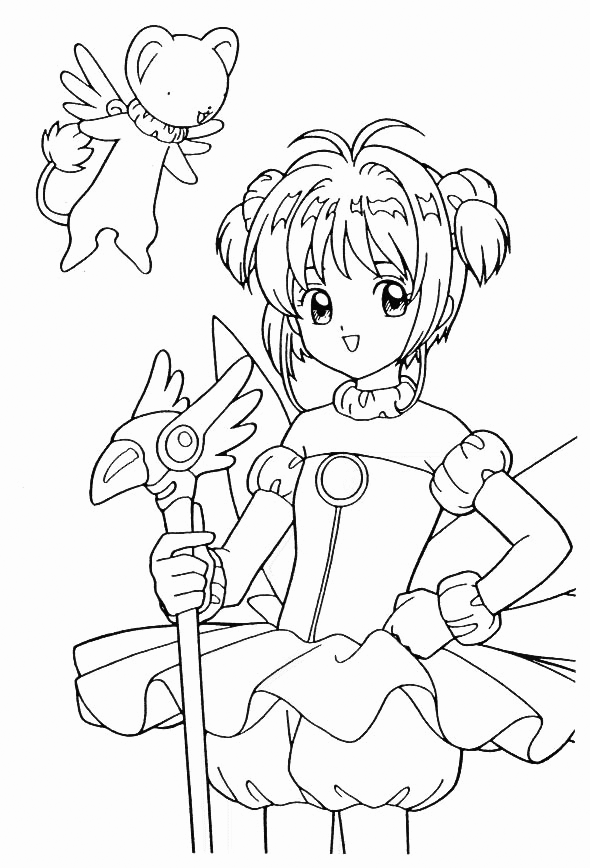 Cardcaptor Sakura Coloring Pages - Best Coloring Pages For Kids
