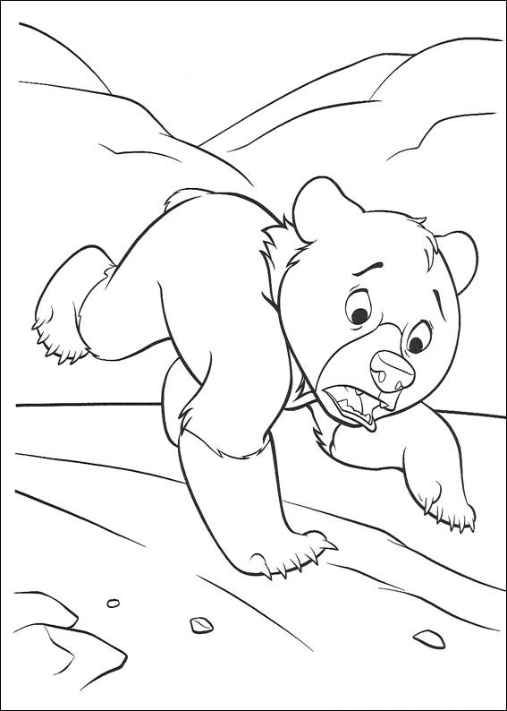 Print Brother Bear Coloring Page
