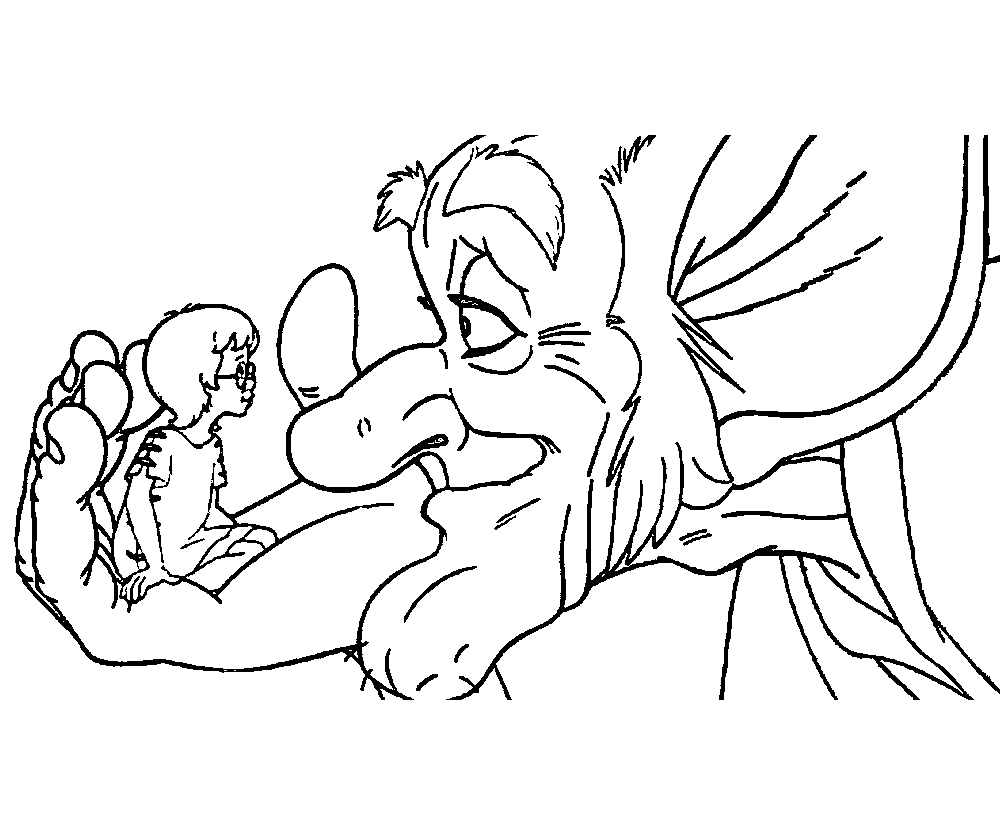 Sophie And The Bfg Coloring Page