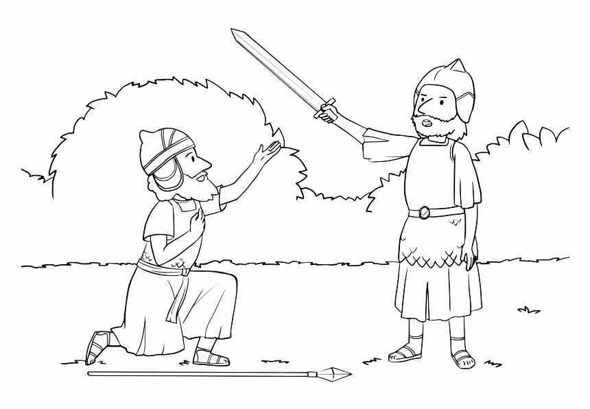 Battle Of Jericho Coloring Page