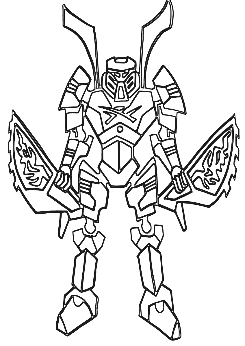 Bionicles Coloring Page