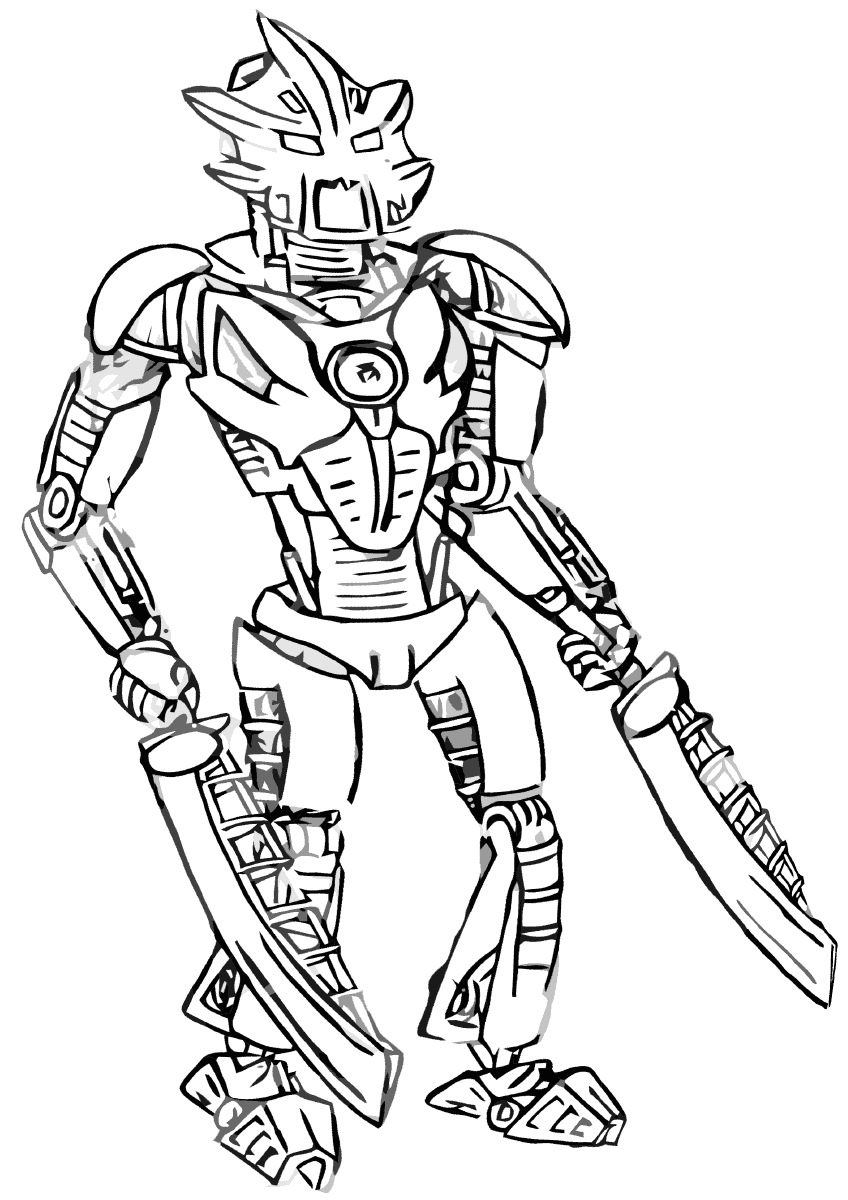 Bionicles Printable Coloring Pages