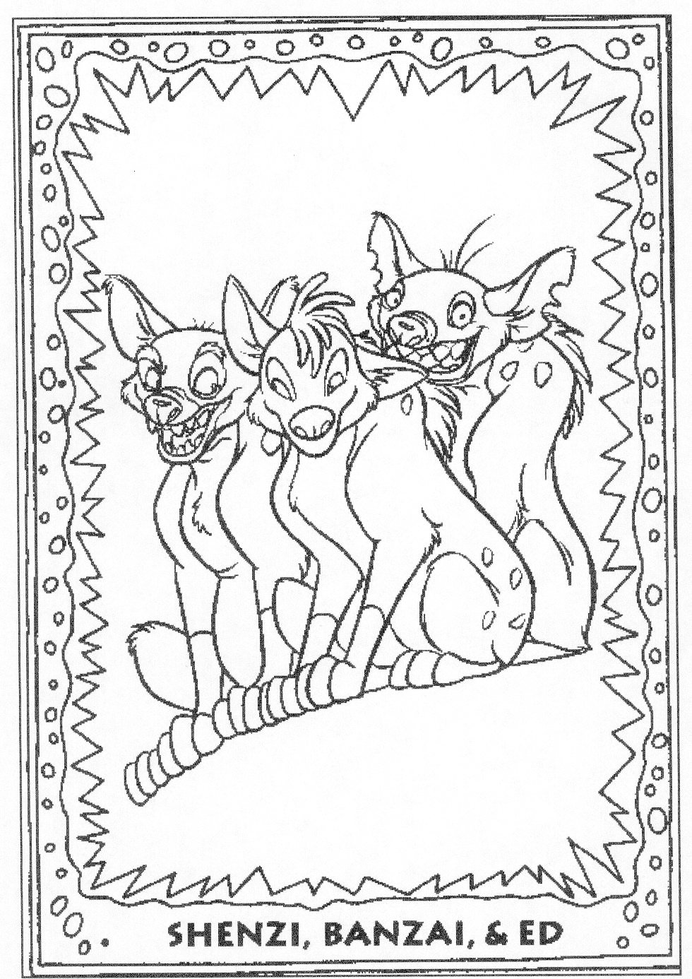 Hyena Coloring Pages - Best Coloring Pages For Kids