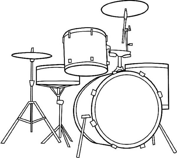 drum sticks coloring page