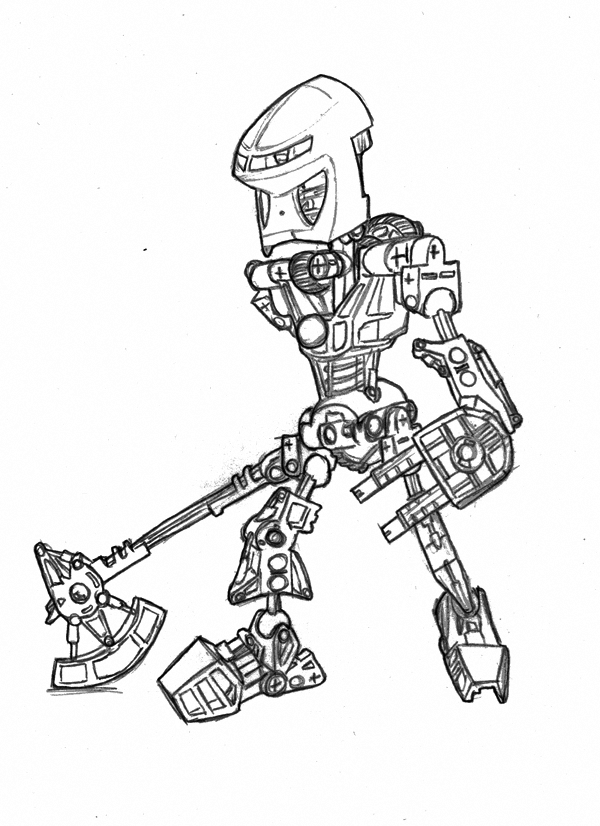 Printable Bionicles Coloring Pages