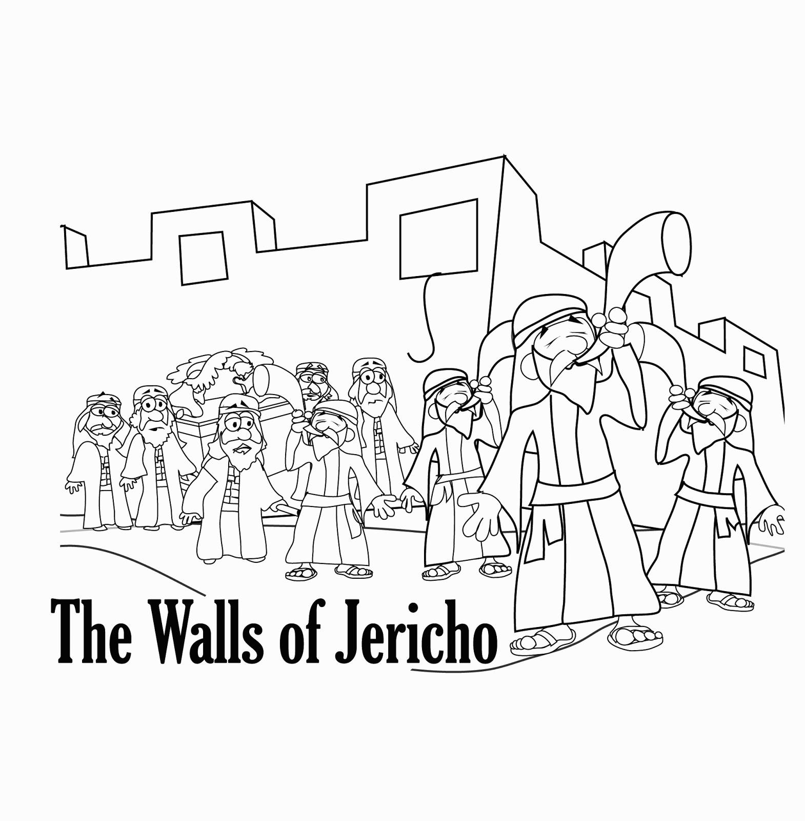 Joshua Bible Coloring Pages Characters