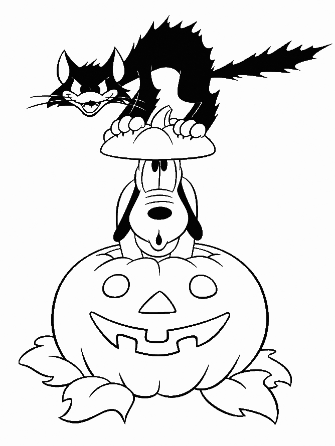 Halloween Cat Coloring Pages - Best Coloring Pages For Kids