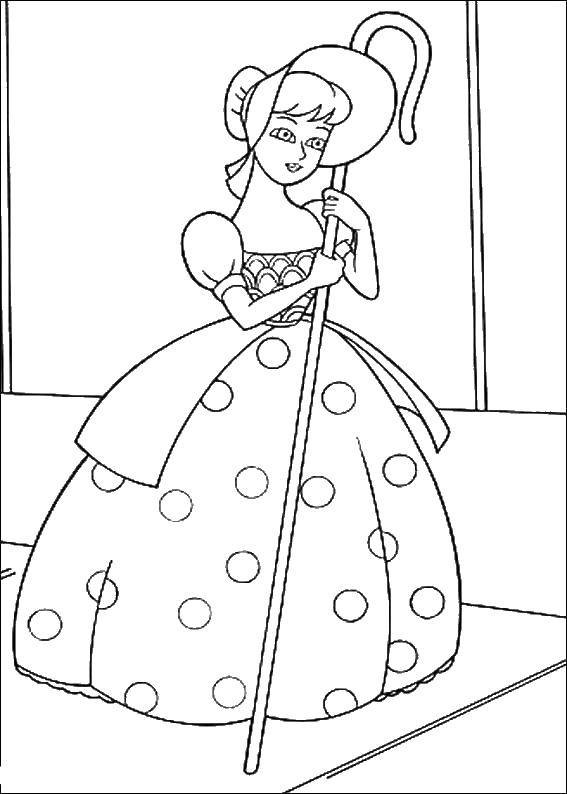 Dibujo De Bo Peep De Toy Story 4 Para Imprimir Y Colorear Brinquedo ...