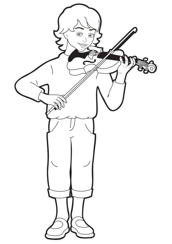 Violin Coloring Pages - Best Coloring Pages For Kids