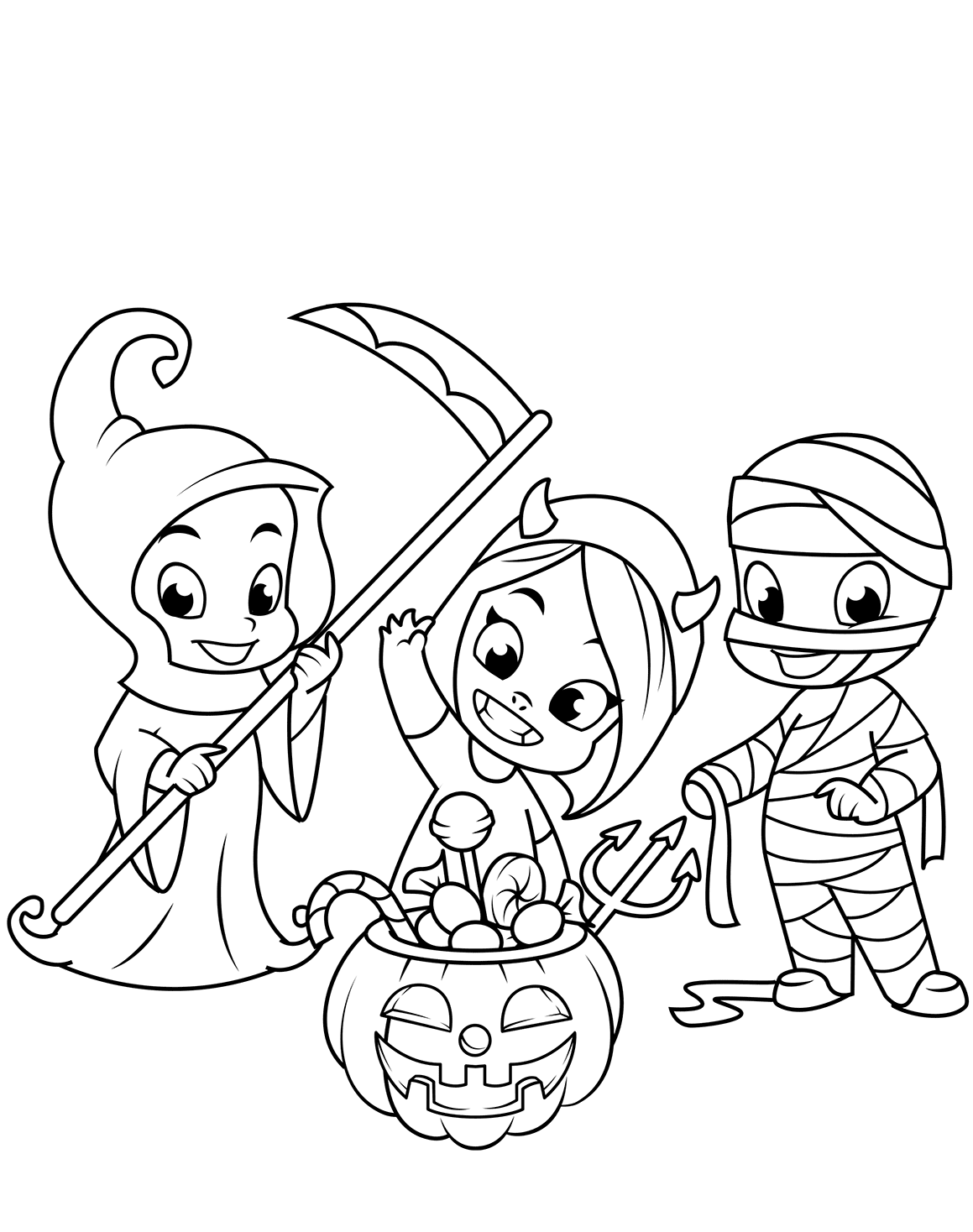 Download Grim Reaper Coloring Pages - Best Coloring Pages For Kids