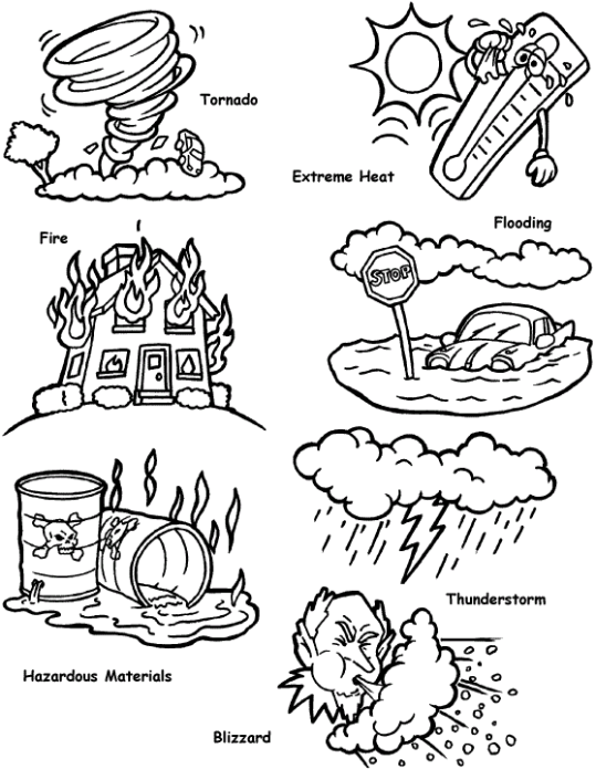 Disasters Worksheet