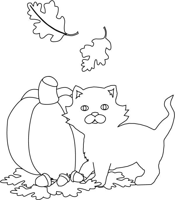 Halloween Cat Coloring Pages - Best Coloring Pages For Kids