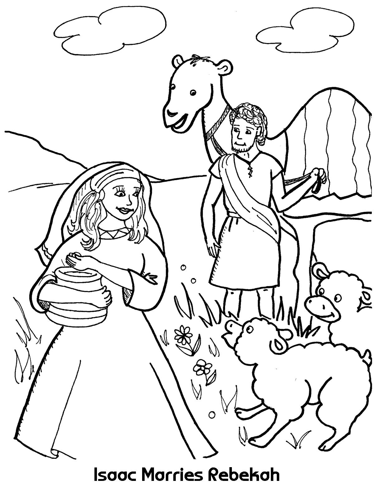 Isaac And Rebekah Clip Art