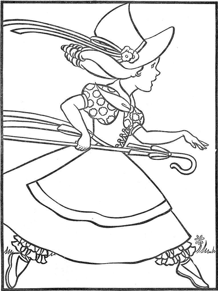 Bo Peep Coloring Pages - Best Coloring Pages For Kids