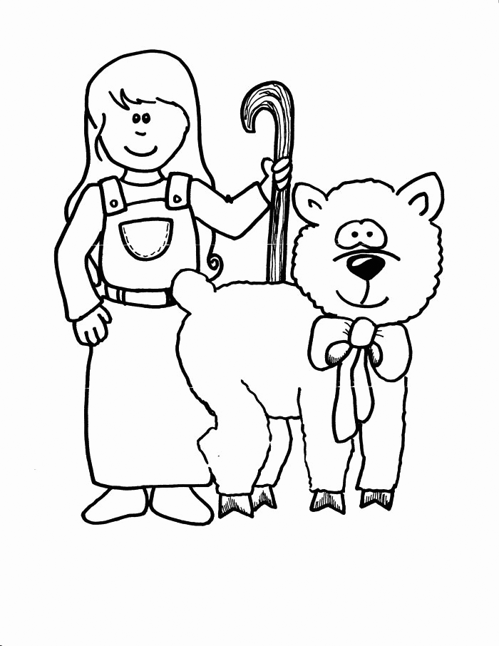 Little Bopeep Coloring Pages