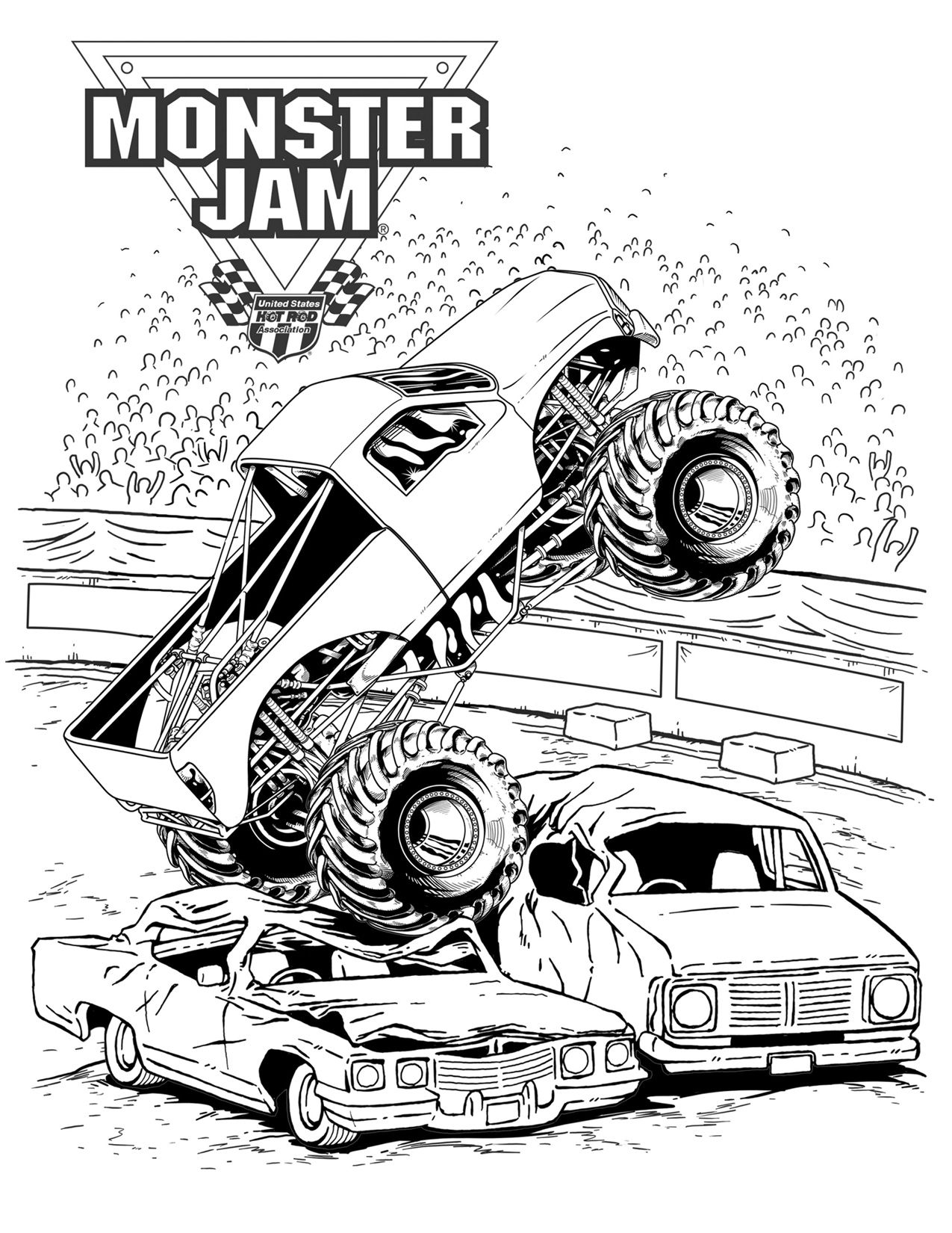 Monster Jam Coloring Pages Best Coloring Pages For Kids