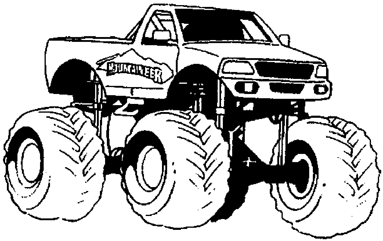 Monster Jam Truck Coloring Pages (2)