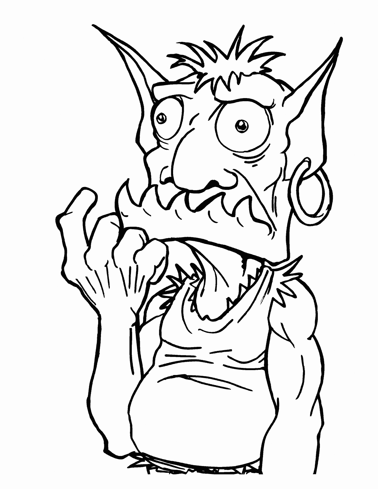 Goblin Coloring Pages - Best Coloring Pages For Kids