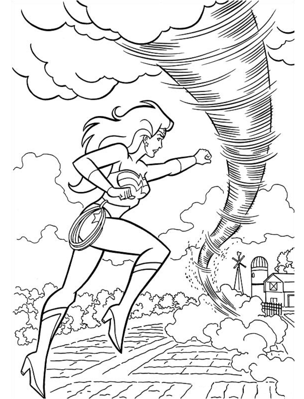 Tornado Coloring Pages - Best Coloring Pages For Kids