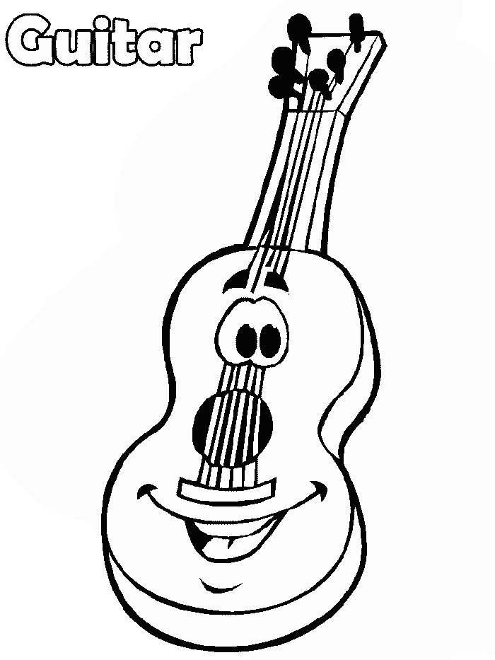 Guitar Coloring Pages - Best Coloring Pages For Kids