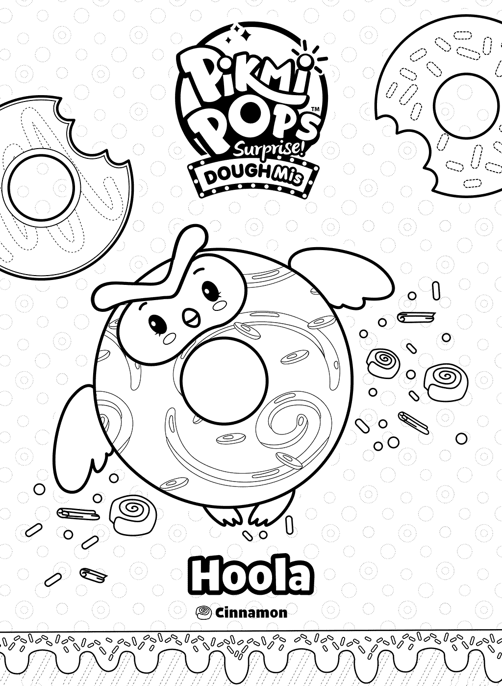 Hoola Pikmi Pops Coloring Pages