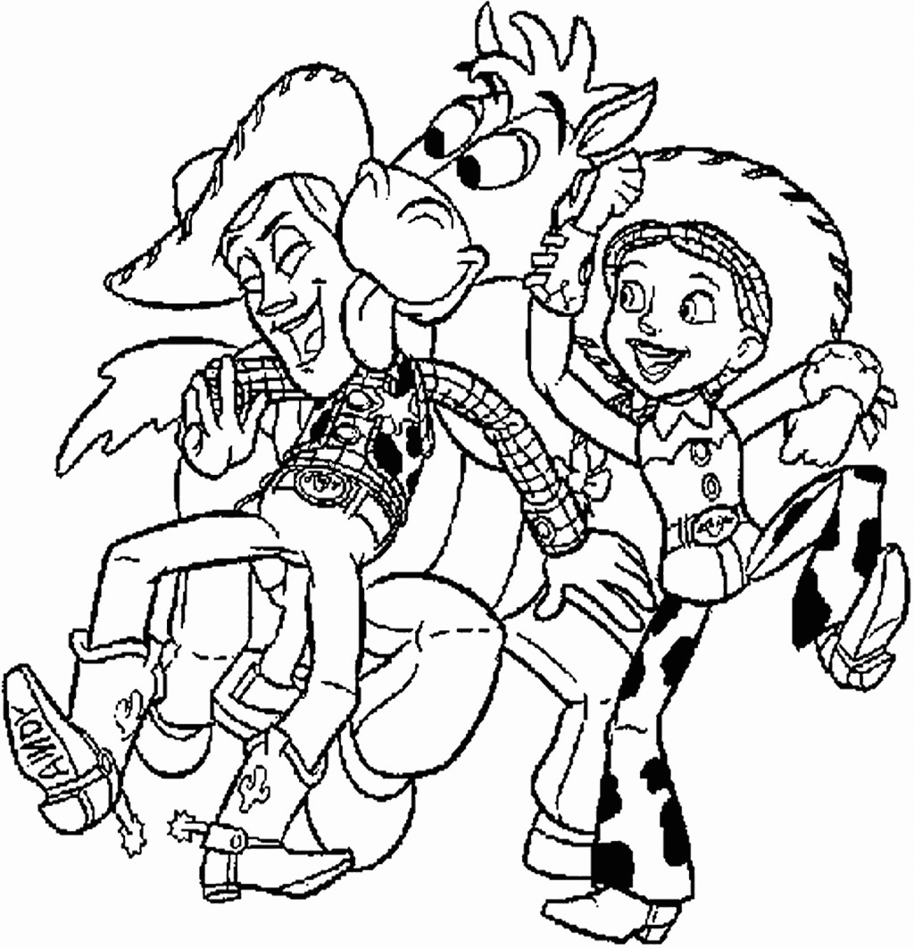 Jessie Toy Story 2 Coloring Page
