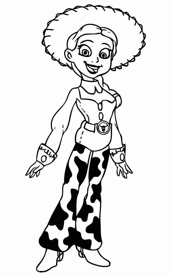 Jessie Toy Story Coloring Pages.