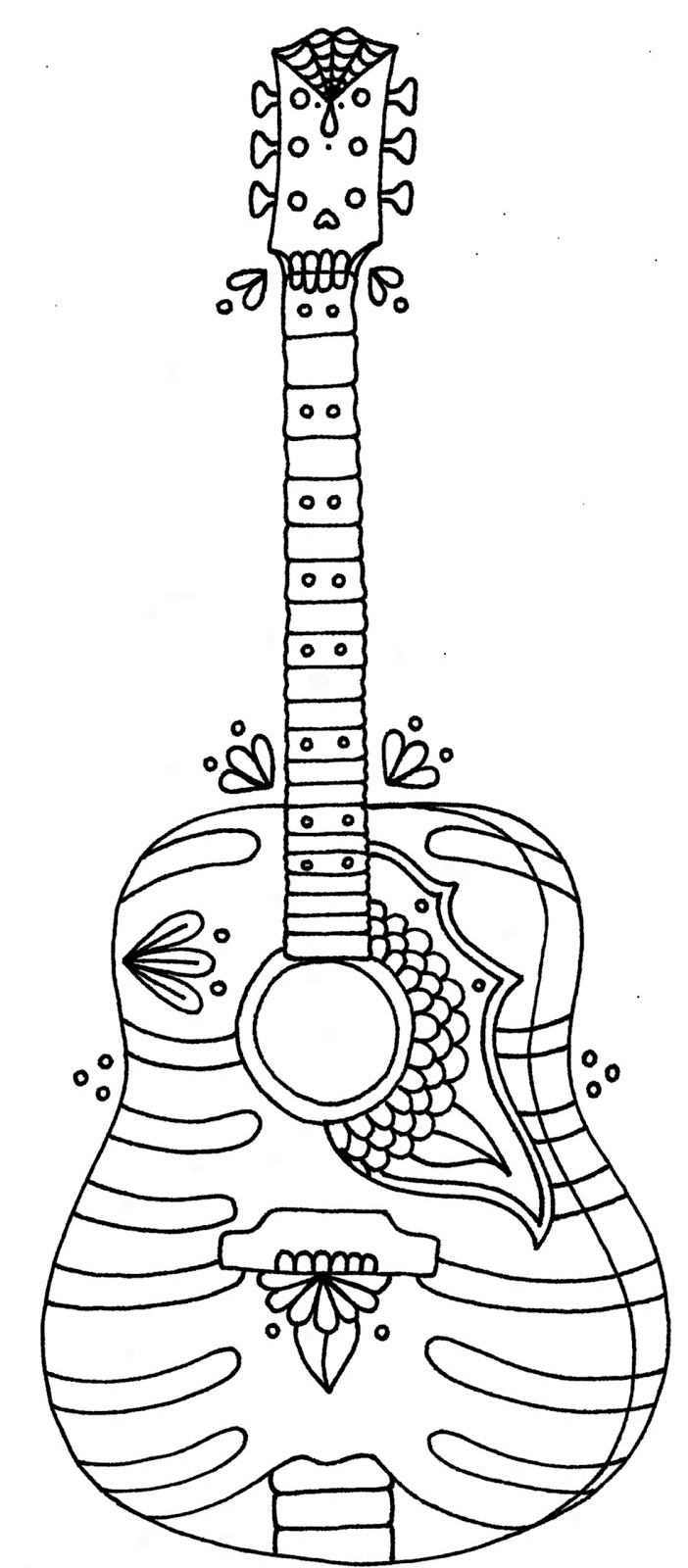 Guitar Coloring Pages - Best Coloring Pages For Kids