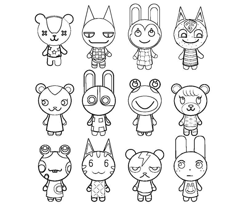 Animal Crossing Coloring Pages Best Coloring Pages For Kids