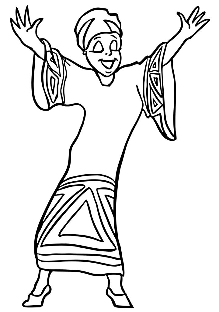 Celebrating Kwanzaa Coloring Pages