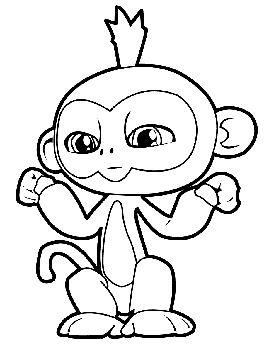 Cute Fingerlings Coloring Pages