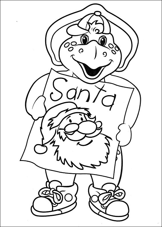 Dinosaur Christmas Coloring Pages - Best Coloring Pages For Kids