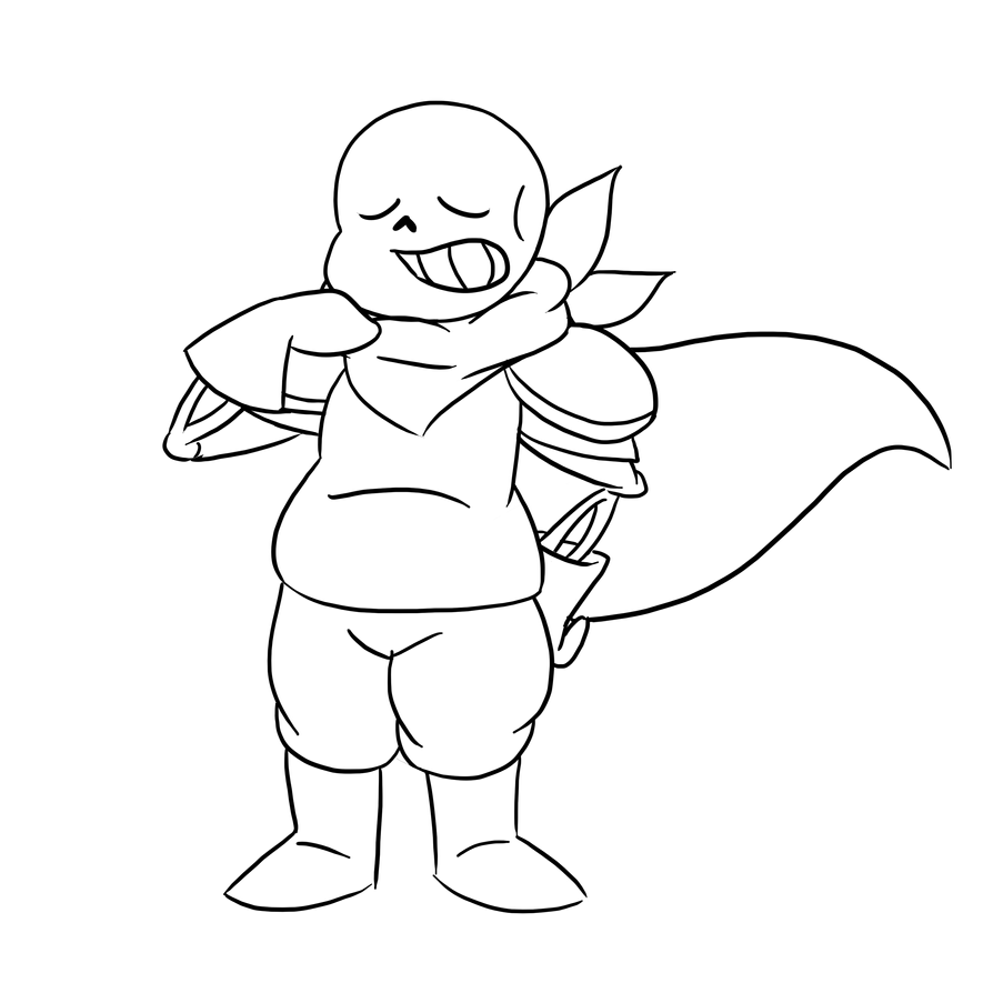 Easy Undertale Coloring Pages