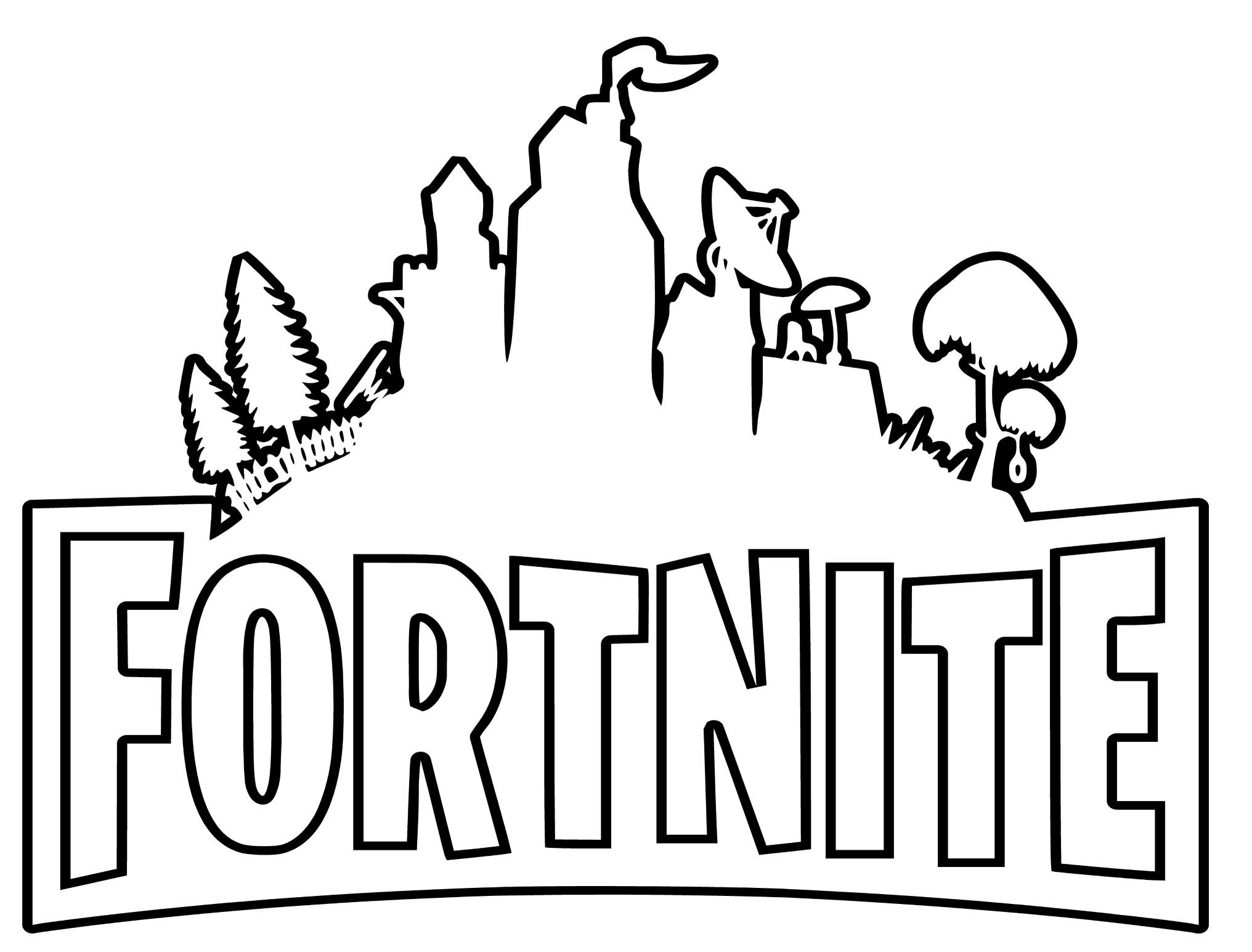 Free Printable Fortnite Stencil
