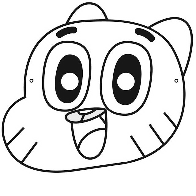 Gumball Head Coloring Pages