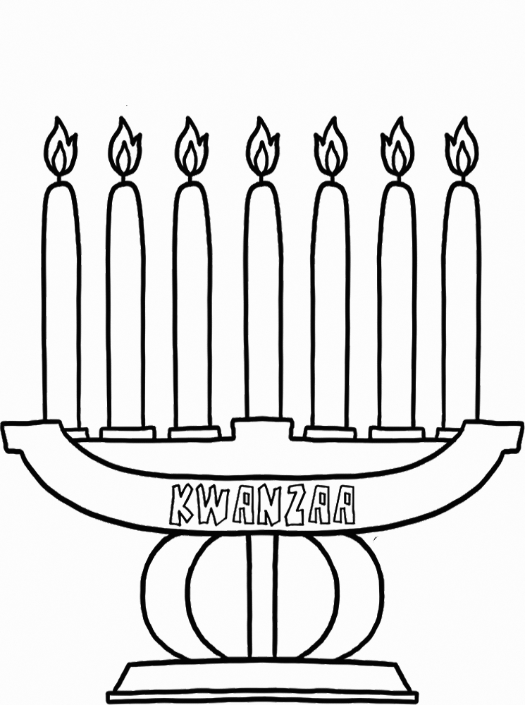 7 Days Of Kwanzaa Coloring Pages