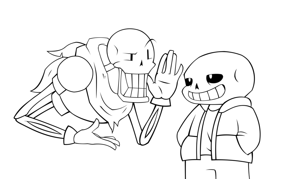 Undertale Coloring Page